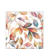 Napkin 25 Colourful leaves FSC Mix