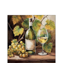 Napkin 25 Wine and grapes FSC Mix