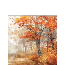 Napkin 25 Autumn tree FSC Mix