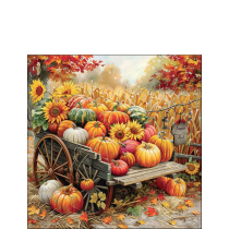 Napkin 25 Pumpkin harvest FSC Mix