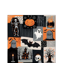 Napkin 25 Creepy Halloween FSC Mix