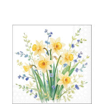 Napkin 25 Daffodil wildflowers FSC Mix