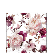 Napkin 25 Eileen white FSC Mix