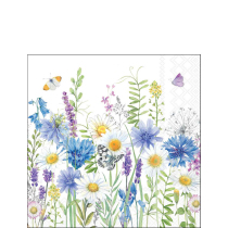 Napkin 25 Wild meadow flowers FSC Mix