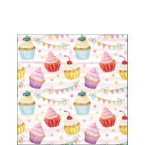 Napkin 25 Cupcake treat FSC Mix