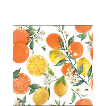 Napkin 25 Lemons and oranges FSC Mix