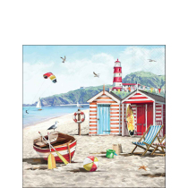 Napkin 25 Beach holiday FSC Mix