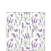 Napkin 25 Butterfly lavender FSC Mix