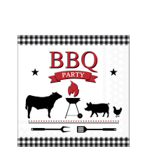 Napkin 25 BBQ party FSC Mix