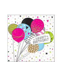 Napkin 25 Party balloons FSC Mix