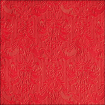 Napkin 33 Elegance red FSC Mix
