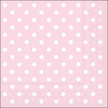 Napkin 33 Pastel dots rose FSC Mix