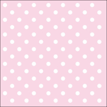 Napkin 33 Pastel dots rose FSC Mix