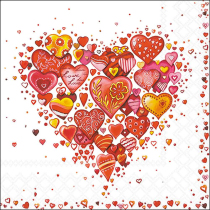 Napkin 33 With love FSC Mix