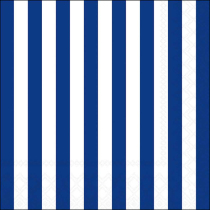 Napkin 33 Stripes navy blue FSC Mix