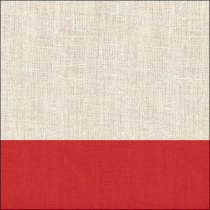 Napkin 33 Linen red FSC Mix