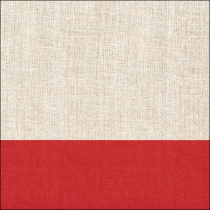 Napkin 33 Linen red FSC Mix
