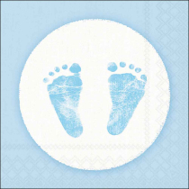 Napkin 33 Baby steps boy FSC Mix