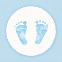 Napkin 33 Baby steps boy FSC Mix