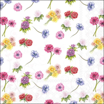 Napkin 33 Flower festival FSC Mix