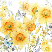 Napkin 33 Classic daffodils FSC Mix