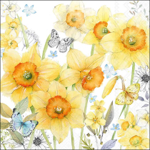 Napkin 33 Classic daffodils FSC Mix