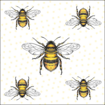 Napkin 33 Flying bees FSC Mix