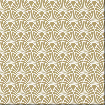 Napkin 33 Art deco gold/white FSC Mix