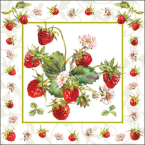 Napkin 33 Fresh strawberries FSC Mix