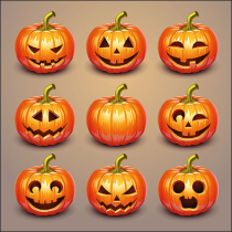 Napkin 33 Halloween pumpkins FSC Mix