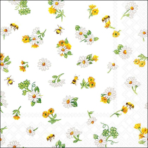 Napkin 33 Daisy all over FSC Mix