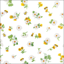Napkin 33 Daisy all over FSC Mix