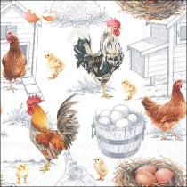 Napkin 33 Chicken farm FSC Mix