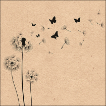 Napkin 33 Recycled Blowing away nature FSC Mix