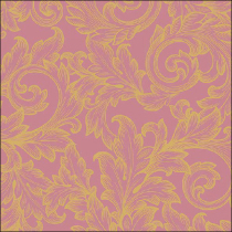 Napkin 33 Baroque gold/rose FSC Mix