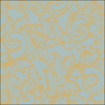 Napkin 33 Baroque gold/mint FSC Mix