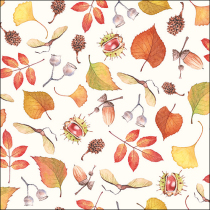 Napkin 33 Autumn details FSC Mix
