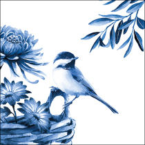 Napkin 33 Blue bird FSC Mix