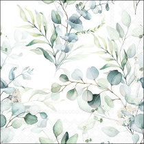 Napkin 33 Eucalyptus all over FSC Mix