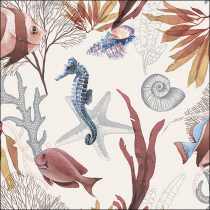 Napkin 33 Seahorse FSC Mix
