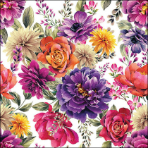 Napkin 33 Anne white FSC Mix