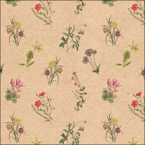 Napkin 33 Recycled Mixed flowers nature FSC Mix