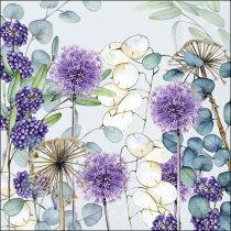 Napkin 33 Lunaria green FSC Mix