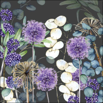 Napkin 33 Lunaria grey FSC Mix