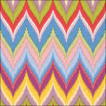 Napkin 33 Zig-zag red FSC Mix
