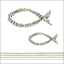 Napkin 33 Communion fish FSC Mix