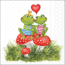 Napkin 33 Frogs in love FSC Mix