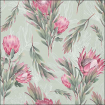 Napkin 33 Protea green FSC Mix