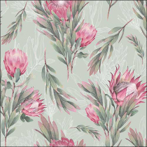 Napkin 33 Protea green FSC Mix