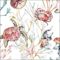 Napkin 33 Sea animals FSC Mix